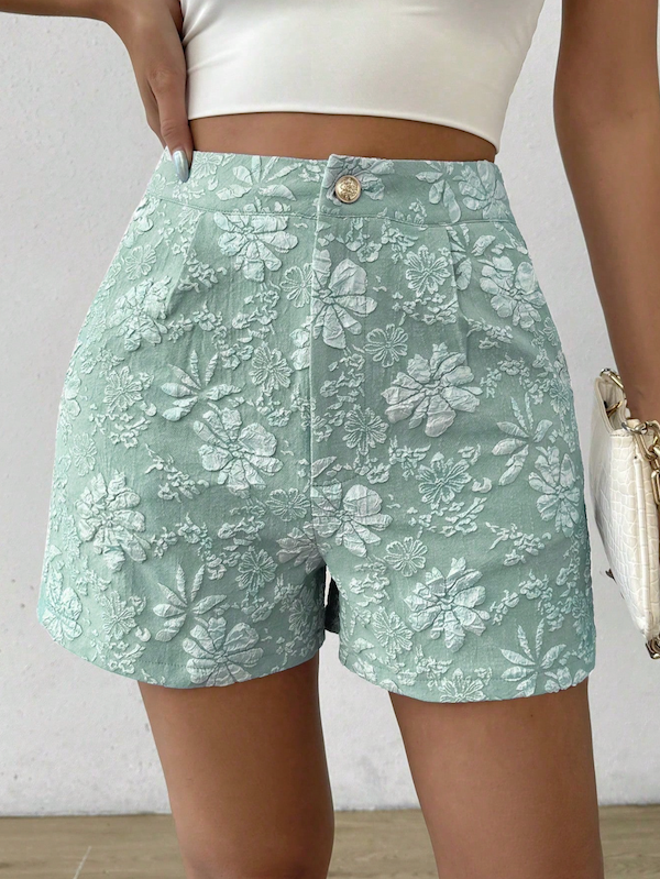 Shorts com bolsos e estampa floral - Image 3